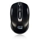 Adesso - iMouse S50 - Souris sans fil - noire-Connectivité sans fil pour ordinateur portable et ordinateur de bureau