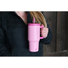 GROSCHE - Aspen Gobelet Isolé avec Poignée - 32 oz - Rose Vif-Isolation sous vide à triple paroi