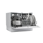 BLACK+DECKER - Lave-vaisselle de comptoir - 6 programmes de lavage - capacité de 6 couverts - blanc-Commandes électroniques avec voyants DEL