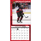 Turner Sports - 2026 Senators D'ottawa Calendrier mural de l'équipe Mensuel - 30,5 cm l x 30,5 cm H - Anglais-Photos d’action de superstars en couleur