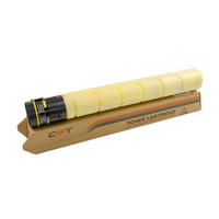 CET - Konica Minolta Bizhub C454/554/454e/554e TN-512Y Cartouche de toner - Rendement Standard - Jaune-Couleur: Jaune