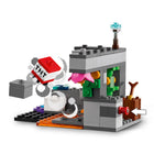 LEGO - Minecraft La Rencontre avec le Gardien, Produit de Jeu Vidéo à Collectionner-Jouet de combat avec le gardien Minecraft - Les enfants utilisent les fonctions d’explosion de TNT et de chute de pierre pour extraire des diamants dans la grotte luxuriante et combattre la grande figurine du gardien