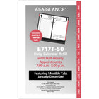 AT-A-GLANCE - Recharge de calendrier de bureau quotidien 2026 avec onglets mensuels 2 pages/jour - 6 po H x 3 1/2 po l - anglais-Format des pages : 6 po H x 3 1/2 po l