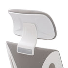 Chaise de bureau à dossier en maille Workspace de CorLiving - Gris et noir-Vérin à gaz pour un réglage facile de la hauteur