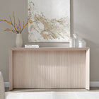 Hudson&Canal - Console Piedmont 56" de largeur - Blanc aulne-Caractéristiques assemblage facile