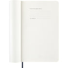 Moleskine - 2026 Agenda semainier Classic 12-mois à couverture souple - 5 po x 8.25 po - Bleu Saphir-Outils pratiques : calendrier, planification de voyages, idées et objectifs, pages lignées pour les notes