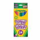 Crayola - Crayons de couleur - Paquet de 24-Fait avec des mines grasses et molles - elles ne cassent pas facilement