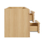 Modway - Render 48" Armoire de lavabo compatible avec un seul lavabo (non inclus) - Chêne-Matchs non inclus