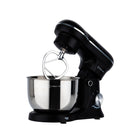 Culinary Chef - Malaxeur sur socle rétro à 8 vitesses - 4,5 L - Noir-Rotation planétaire pour un mélange complet