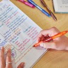 Paper Mate - Stylo-bille Profile rétractable – 1,4 mm – noir – paquet de 4-4 stylos à bille noirs vifs donnent vie à votre écriture