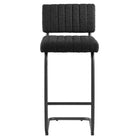 Modway - Parity Boucle Tabourets de comptoir - Noir noir - Ensemble de 2-8