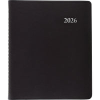 Staples - Agenda hebdomadaire/mensuel 2026 - 8 3/4 po H x 6 7/8 po l - noir - bilingue-14 mois : décembre 2025 à janvier 2027