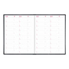 Brownline - 2026 Agenda quotidien Traditional avec Couverture rigide d'aspect lézard - 10 po x 7-7/8 po - Noir - Anglais-Calendrier courant et perpétuel