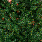 HOMCOM - Sapin de Noël artificiel de 2 - 1 m - sapin de Noël 865 branches - vert-Dimension globale : Φ35,8 po x82,7 po H 