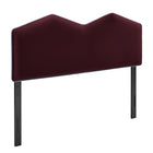 Modway - Cosette Performance Velvet Tête de lit pleine grandeur, Mûrier-Velours de performance résistant aux taches