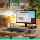Logitech - Ensemble souris et clavier sans fil Bluetooth MK250 - Graphite-Durable et fiable: conçu pour la qualité, le clavier Bluetooth MK250 offre des touches durables, une conception résistante aux éclaboussures et une autonomie de 12 mois	