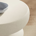 Modway - Terza Intérieur - Terrasse extérieure Béton Table d’appoint - Gris clair-Style minimaliste