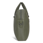 Champs - Onyx Collection Porte-documents Slim en cuir - Khaki-Sangle pour trolley