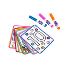 Crayola - Cartes éclair ABC et 123 réutilisables Colorie et efface-Favorise le développement des jeunes enfants : les cartes interactives stimulent la motricité fine, la mémoire et le développement cognitif
