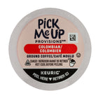 Pick Me Up Provisions - Capsules K-Cup de café colombien Keurig, torréfaction moyenne, 24 unités-Café à torréfaction moyenne avec une saveur de café colombien corsé, fruité et vif 