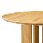 Modway - Rivian Ronde 48 po Bois Table à manger, Chêne-9