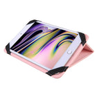 Basic Tech - Etui universel folio pour tablette de 7 po à 8 po - rose-Cuir vegetal lisse