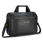 Nextech - Mallette d'affaires avec compartiment pour ordinateur portable de 15,6 pouces - Noir-Conçu avec quatre compartiments zippés pour garder vos objets essentiels organisés