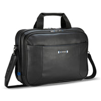 Nextech - Mallette d'affaires avec compartiment pour ordinateur portable de 15,6 pouces - Noir-Conçu avec quatre compartiments zippés pour garder vos objets essentiels organisés