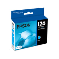 Epson - T126 Cartouche d'encre - Capacité standard - Cyan-Qualité photo supérieure à celle des photos de labo