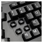 Adesso - 1500GB combo clavier et souris ergonomiques, disposition bilingue anglais/français pour le Canada-Souris laser de précision avec contrôle DPI - DPI réglable à 800/1200/1600 pour une navigation fluide sur toutes les surfaces