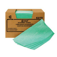 Chicopee ChixMD - Lingettes économiques 11 1/2 x 24 (po) - Vert - paquet de 150-Vert