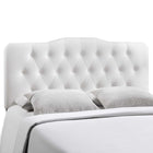 Modway - Annabel Vinyle rembourré Tête de lit King, Blanc-6
