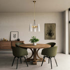 Modway - Beacon 3-Lumière Lumière suspendue - Laiton satin opale-ETL répertorié pour les emplacements humides
