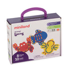 Miniland - MLE45304 Laçage animal-Développe les compétences motrices fines chez les enfants.