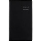 AT-A-GLANCE - Agenda scolaire de poche mensuel 2025-2026 - 6 1/16 po H x 3 5/8 po l - assorties - bilingue-Mois sur 2 pages avec en référence les mois passé, présent et trois futurs