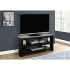 Monarch Specialties - 2564 Meuble Tv - 42 po L/En Coin Noir/Dessus Gris-2