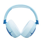 JBL - Junior 470NC Casque circum-auriculaire sans fil à réduction de bruit pour enfant - Bleu-Contrôle parental avec volume et temps d’écoute personnalisables