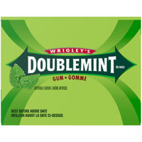 Wrigley – Gome à mâcher Doublemint, 1 paquet de 15 bâtons-Gomme à mâcher à la menthe