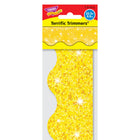 Trend Enterprises Scalloped Sparkle Terrific Tondeuse, jaune, paquet de 60-Des couleurs scintillantes accrocheuses attirent l'attention sur vos messages et documents partout où les gens se réunissent.