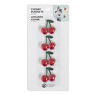 U Brands - Aimants cerises – Rouge – Paquet de 4-L'ensemble de quatre aimants cerises assure une tenue robuste