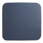 Staples Tech - Tapis de souris ultramince - 21 cm L x 21 cm l x 0,12 cm H - bleu-Dessous antidérapant en caoutchouc