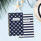 Blueline - Agenda Scolaire Hebdomadaire/Mensuel 13 Mois De Juillet À Juillet - 8 po H x 5 po l - Motif Nautique - Bilingue-Section contacts