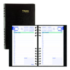 Blueline - 2025 Agenda quotidien CoilPro Couverture rigide - 8 po x 5 po - Noir - Bilingue-L'avenir de la planification est ici. Blueline est fier de présenter l'application de rappels Blueline inkLink qui relie votre agenda à votre téléphone. Restez organisé comme jamais auparavant grâce à nos agendas Blueline et la technologie du Code QR. Priorisez des rappels, recevez des notifications, prennez des notes et dressez des listes de tâches. Disponible dès maintenant sur App Store et Google Play