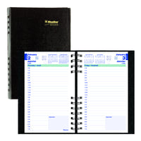 Blueline - 2025 Agenda quotidien CoilPro Couverture rigide - 8 po x 5 po - Noir - Bilingue-L'avenir de la planification est ici. Blueline est fier de présenter l'application de rappels Blueline inkLink qui relie votre agenda à votre téléphone. Restez organisé comme jamais auparavant grâce à nos agendas Blueline et la technologie du Code QR. Priorisez des rappels, recevez des notifications, prennez des notes et dressez des listes de tâches. Disponible dès maintenant sur App Store et Google Play