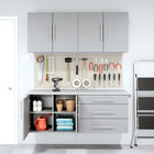Prepac - Armoire de rangement de base HangUps - gris clair-Livré prêt à assembler et comprend un livret d'instructions pour un assemblage facile