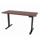 Uplite - Cadre de bureau électrique assis-debout à double moteur - Noir-Dimensions recommandées pour le plateau de table : longueur de 40" à 70", largeur de 23" à 36", et épaisseur de 3/4" et plus.