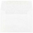 JAM Paper Enveloppes d'invitation parchemin A1 4 barres - 3,625 x 5,125 po - Blanc recyclé - 50/paquet (900926656I)-Taille : 4 bars A1 (3,63 x 5,13 pouces), Fabriqué à partir de 30 % de matériaux recyclés