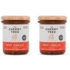 The Cherry Tree - Pickle à l’ail piquant, 210 g, paquet de 2-Pickle à l’ail corsé aux saveurs piquantes, sucrées et riches.