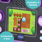 VTech - KidiZoom Camera Pix FX - Violette - Bilingue - Paquet de 4-7