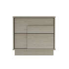 Manhattan Comfort - Table de nuit moderne Horizon 21,7" - Chêne blanchi-Table de nuit moderne pour chambre et salon